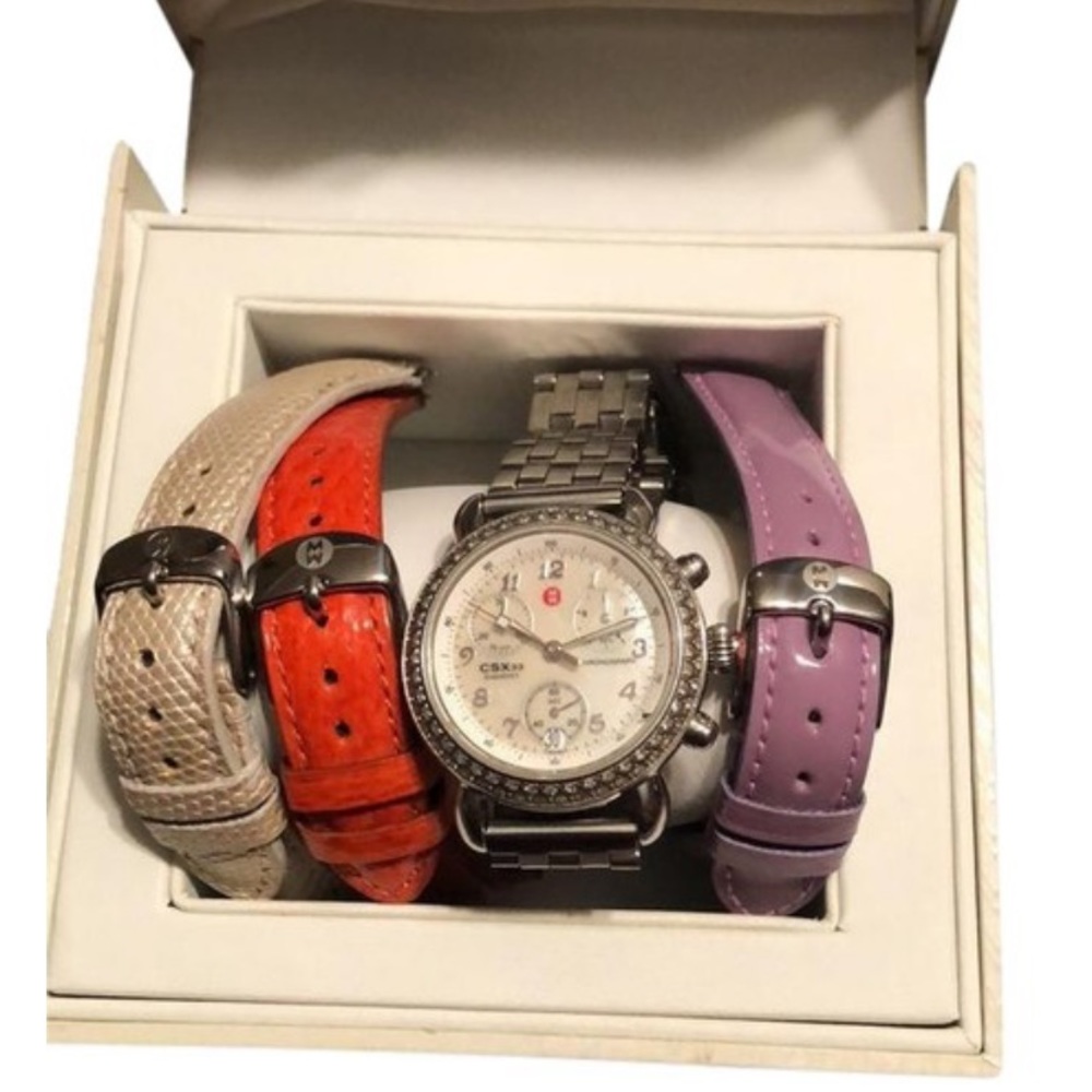 Michele Watch with 3 extra straps